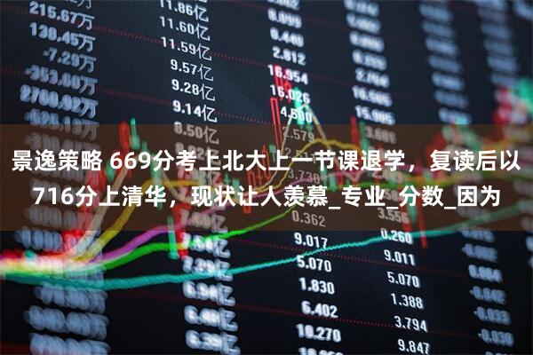 景逸策略 669分考上北大上一节课退学，复读后以716分上清华，现状让人羡慕_专业_分数_因为