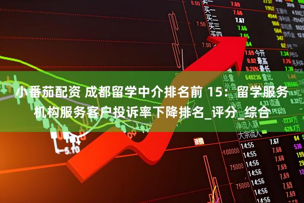 小番茄配资 成都留学中介排名前 15：留学服务机构服务客户投诉率下降排名_评分_综合