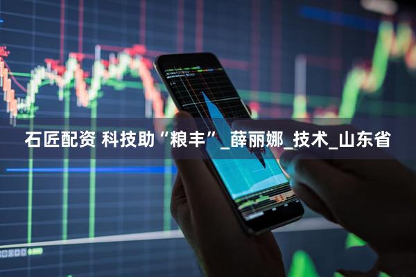 石匠配资 科技助“粮丰”_薛丽娜_技术_山东省